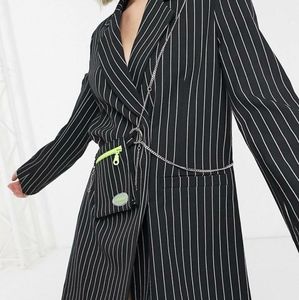 Collusion blazer/dress with detachable bag